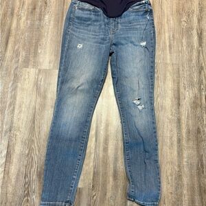 Pinkblush Distressed Light Blue Skinny Jeans